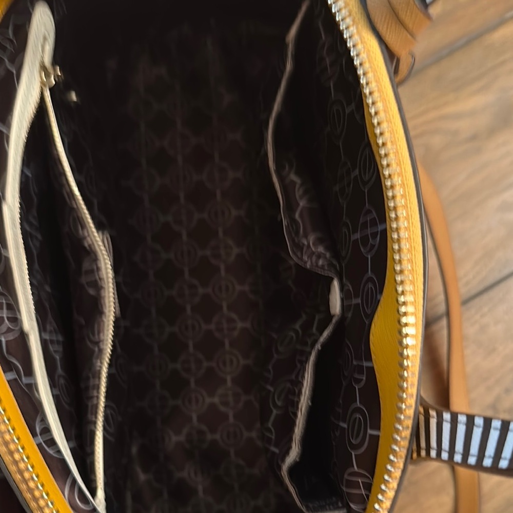 Henri Bendel Yellow Satchel Bag - Picture 4 of 9